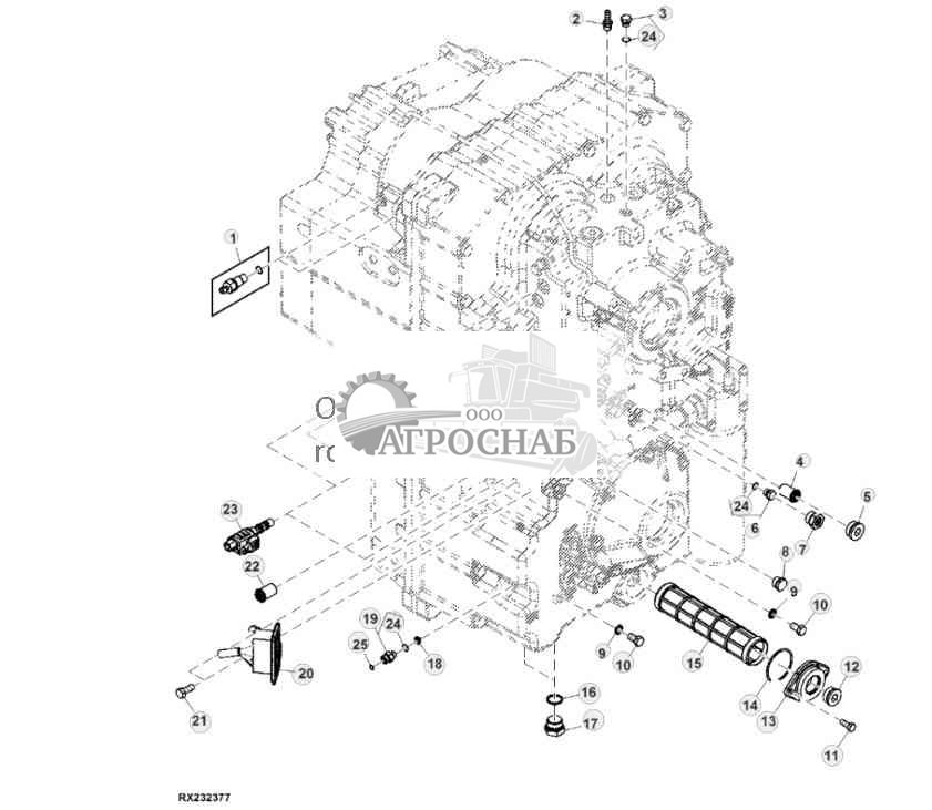 TRANSMISSION REAR HOUSING LEFT SIDE 